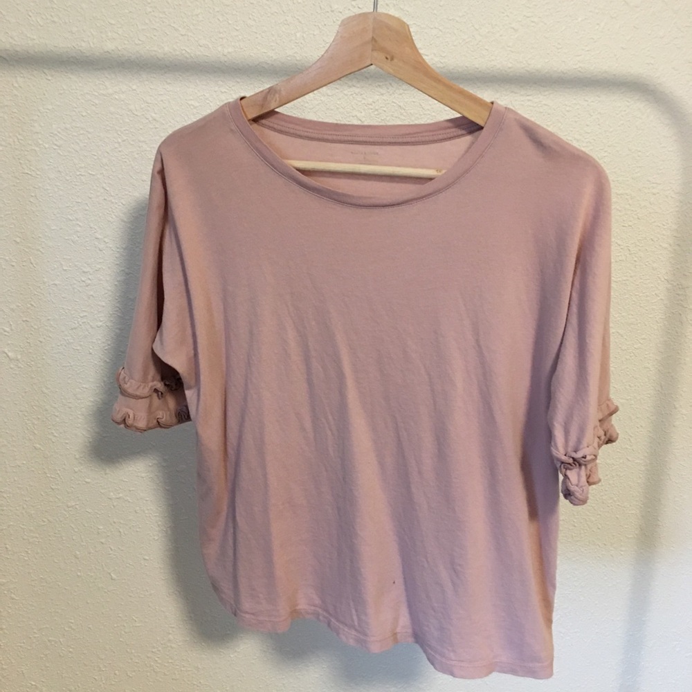 14th and Union Ruffle Sleeve Tee